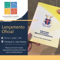 Aconteceu: Lançamento das Novas Diretrizes Animação Bíblico-Catequética!