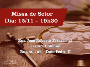 Missa de setor 12.11