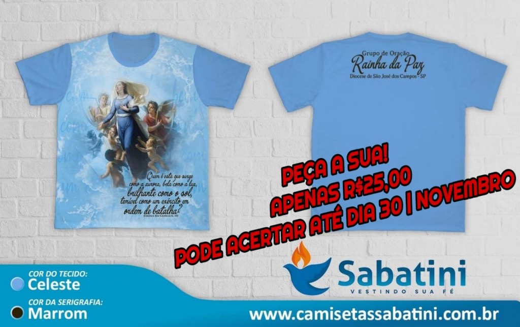 Modelo Camisetas - Seminário de Vida no Espírito