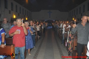 Missa de Ano Novo 31 12 2019 comunidade velas