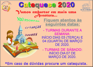 Retorno da Catequese 2020