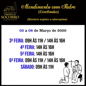 Atend Padre 02 a 08 de Março