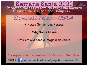 Semana Santa 2020 - Segunda F Santa 06 04