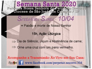 Semana Santa 2020 - Sexta F Santa 10 04