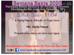 Semana Santa 2020 - Sábado Santo