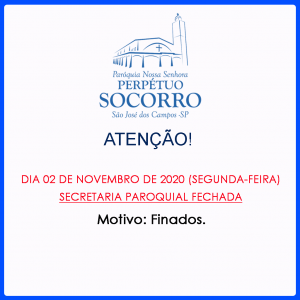 Secretaria-fechada-02 11 2020 Finados