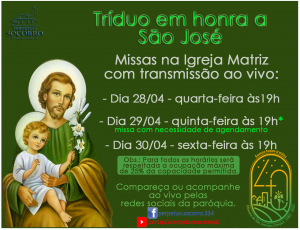 Tríduo São José 2021