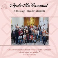 Agosto – mês Vocacional 5º Domingo.