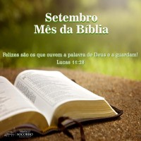Setembro: mês da Bíblia.