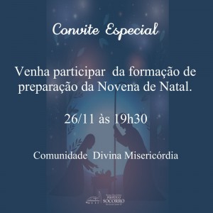 Preparação para Novena de Natal 26.11