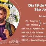 Missa em honra a São José – 19/03.