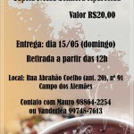 Feijoada Capela Nossa Senhora Aparecida – 15/05.