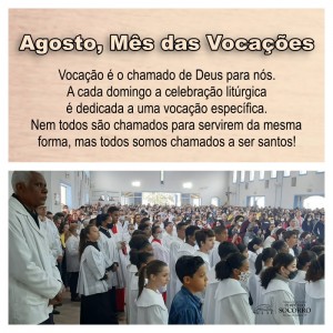 Agosto mês Vocacional 2022