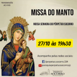 Missa do Manto 27/10.