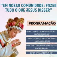 Festa de Nossa Senhora de La Salette 2022.