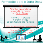 Formação para o Data Show – 01/10.
