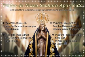 Tríduo e Festa Capela N Sra Aparecida 2022