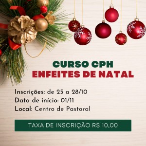 Curso Enfeites de Natal CPH 2022
