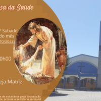 Missa da Saúde 22/10 às 10h