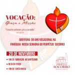 Abertura do Ano Vocacional – 20/11.