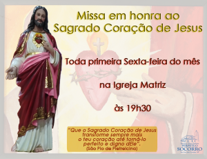 Sagrado-Coração-de-Jesus 2023 sem transmissão