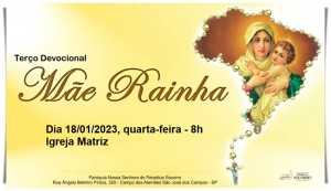 Terço-Devocional-Mãe-Rainha 18 01 2023 8h