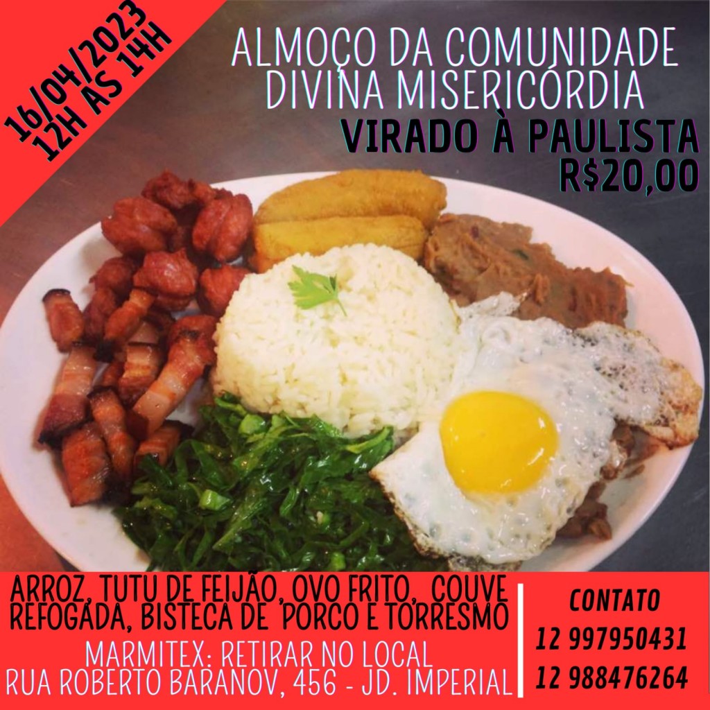 Almoço Festivo Divina Misericórdia16 04 23