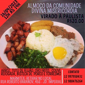 Almoço Festivo Divina Misericórdia16 04 23