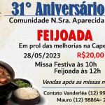 Feijoada Capela N. Sra. Aparecida.