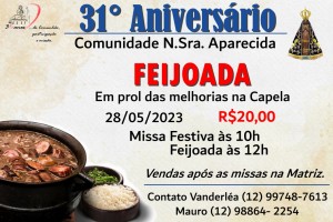 Feijoada Cap NS Aparecida 28 05 23