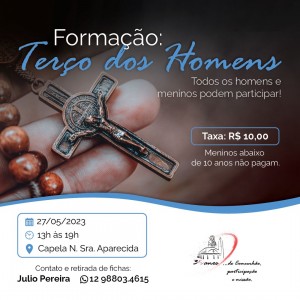 Formação Terço dos Homens 27 05 23