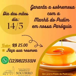 Manhã da sobremesa Dia das Mães - festa da padroeira