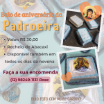 Bolo de aniversário da Padroeira.