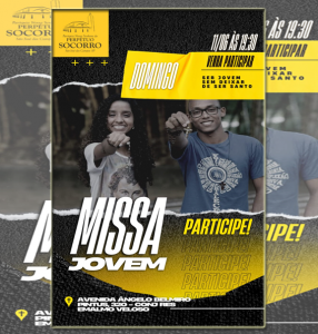 Missa da Juventude 11 06 23 às 19h30