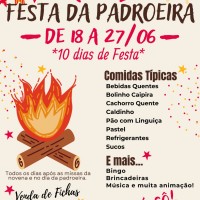 Festa da Padroeira – quermesse de 18 a 27/06!