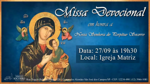 Missa Devocional Perpétuo Socorro 27 09 23