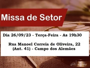 Missa de Setor 26 09 23