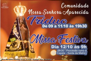 Tríduo N Sra Aparecida 2023 Procissão 8h30