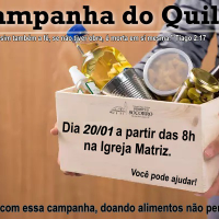 Campanha do Quilo – 20/01/2024.