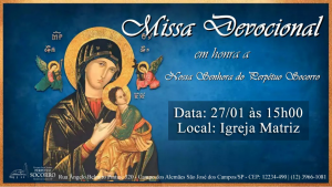 Missa Devocional Perpétuo Socorro 27 01 24