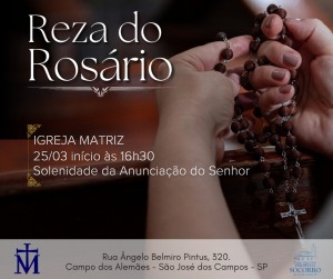 Rosário Anunciação do Senhor 25 03 24