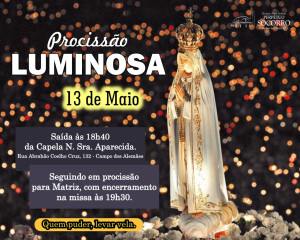 Procissão Luminosa 13 05 2025