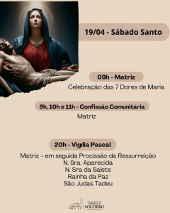 Semana Santa 2025 - 19.04 sáb