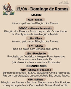 Semana Santa 2025 - Dom Ramos