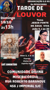 Tarde de Louvor 19.10.25