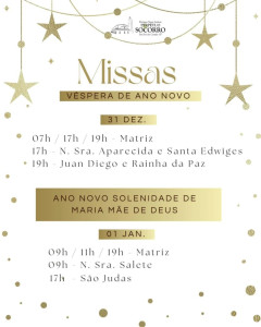 Missas Ano Novo 2025