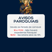 Avisos Paroquiais – secretaria