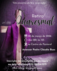 Retiro Quaresmal 08.03.26