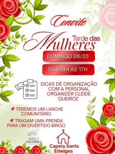 Tarde as Mulheres 08.03.26