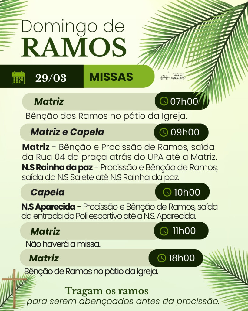 Semana Santa 2026 - Dom Ramos 2903